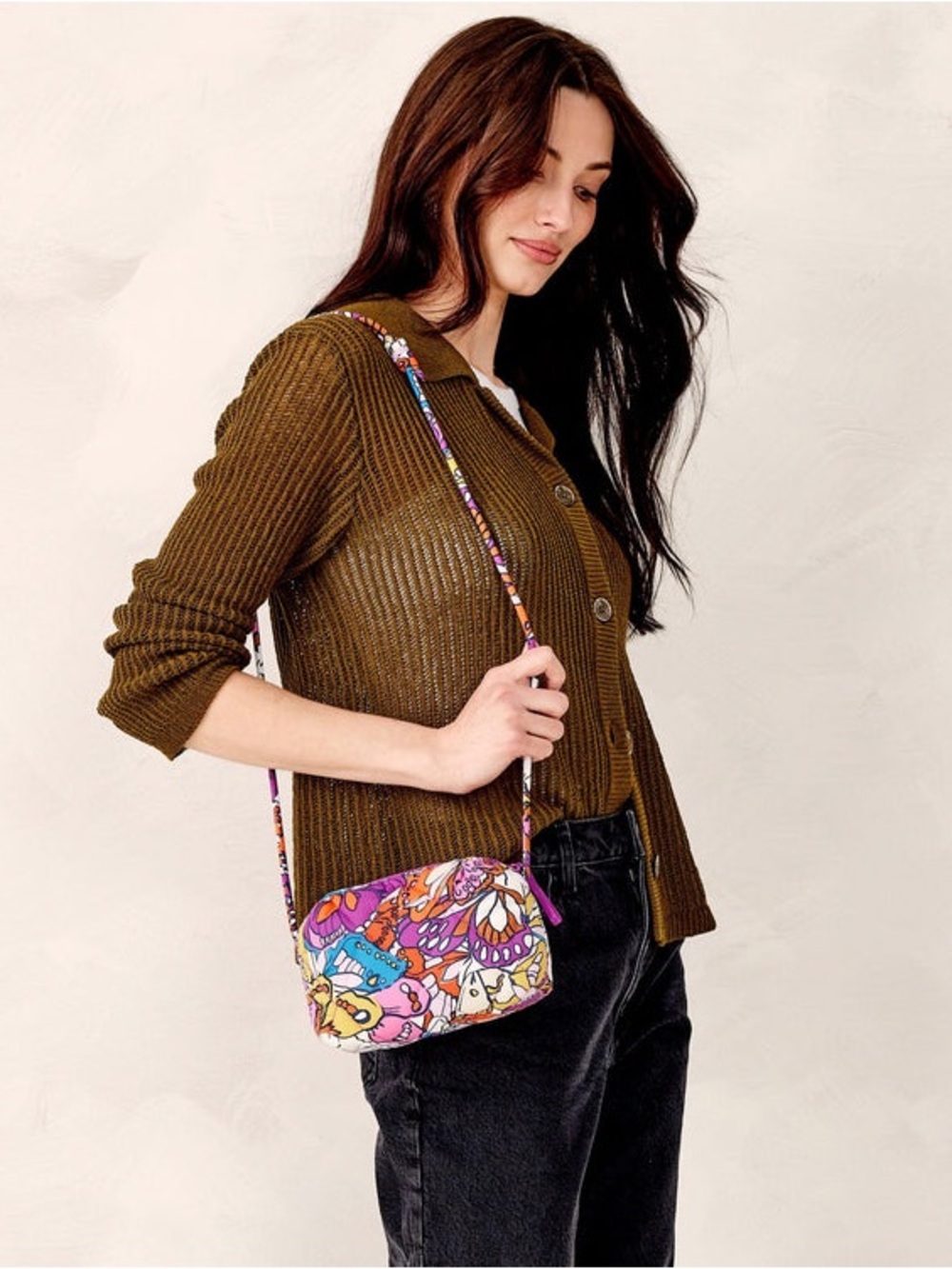 Vera Bradley Blake Crossbody
in Featherweight